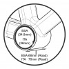   X Type BB ITA or BSA threads SRAM (DUB) or 30mm (inc. fitting tool)