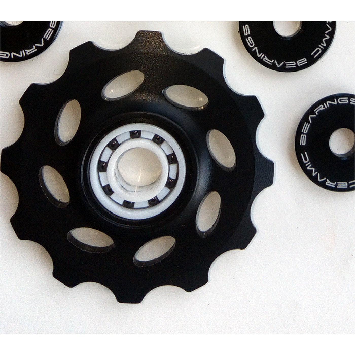 Delrin Black CNC pulley wheels 12T 